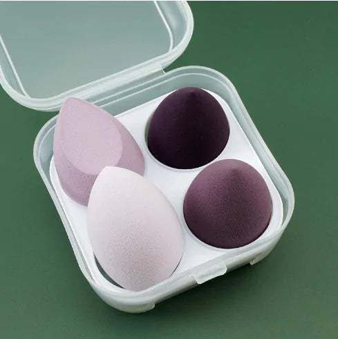 4 Pieces Makeup Sponge Powder Puff Dry