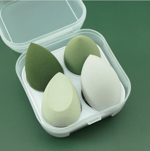 4 Pieces Makeup Sponge Powder Puff Dry