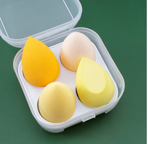4 Pieces Makeup Sponge Powder Puff Dry