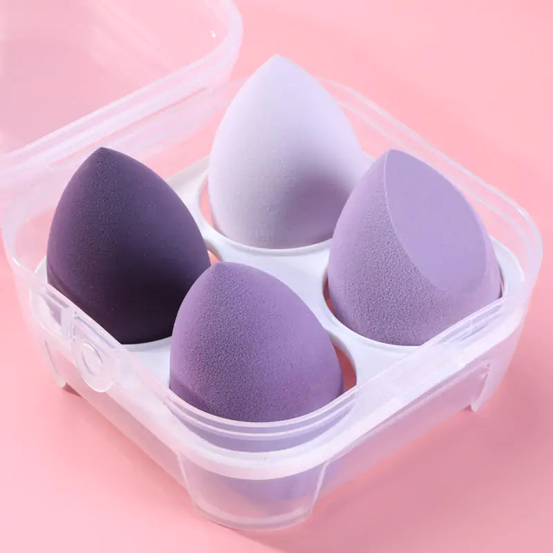 4 Pieces Makeup Sponge Powder Puff Dry