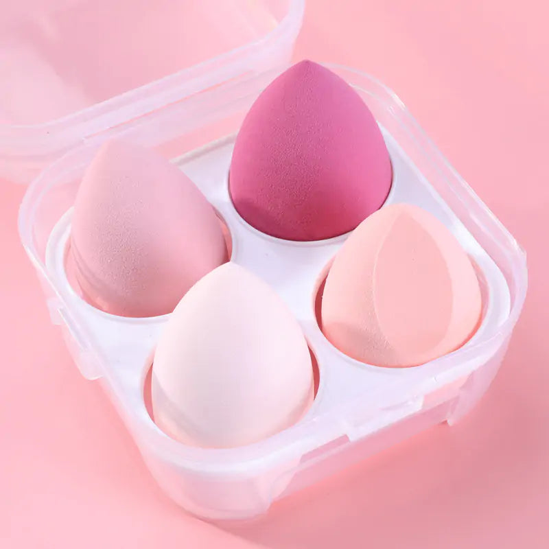 4 Pieces Makeup Sponge Powder Puff Dry