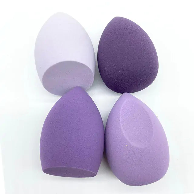 4 Pieces Makeup Sponge Powder Puff Dry