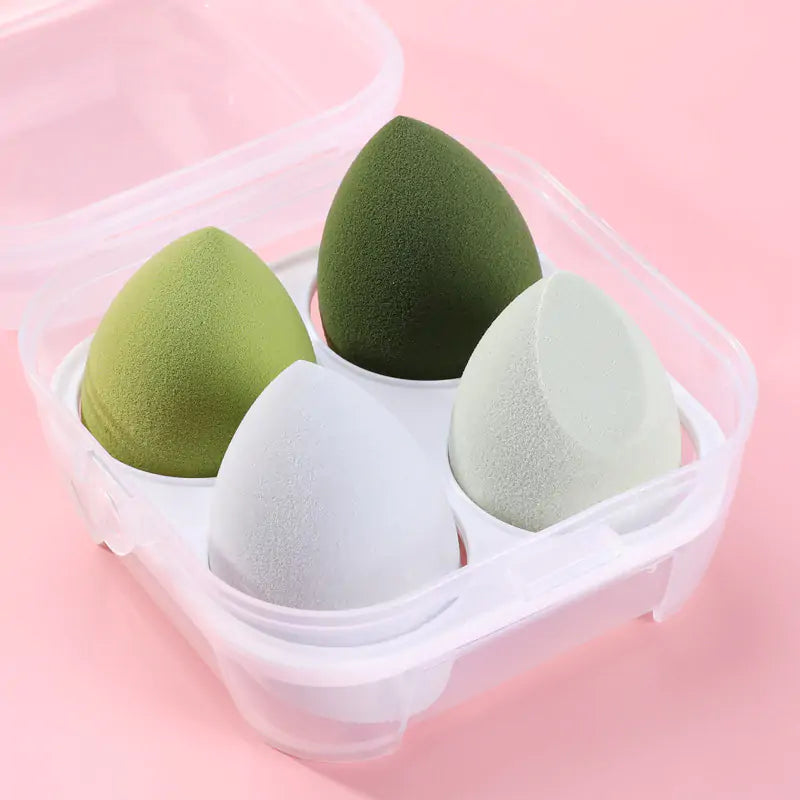 4 Pieces Makeup Sponge Powder Puff Dry