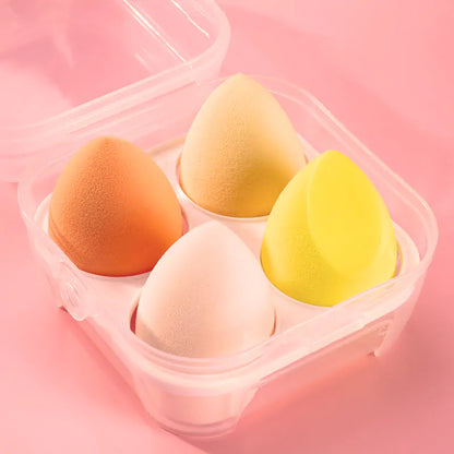 4 Pieces Makeup Sponge Powder Puff Dry
