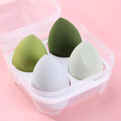 4 Pieces Makeup Sponge Powder Puff Dry